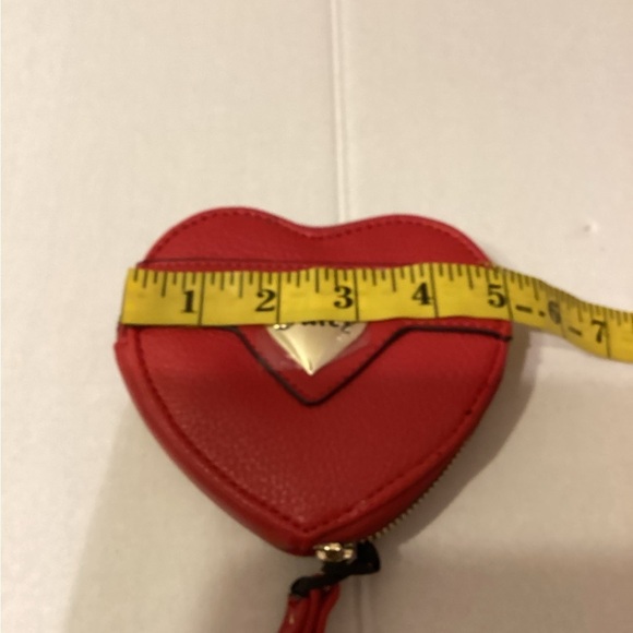 Juicy Couture Red Coin Purse With Gold Logo NWT - Picture 5 of 6